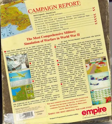 Campaign - Tactical & Strategic War Simulation_Disk2 box cover back